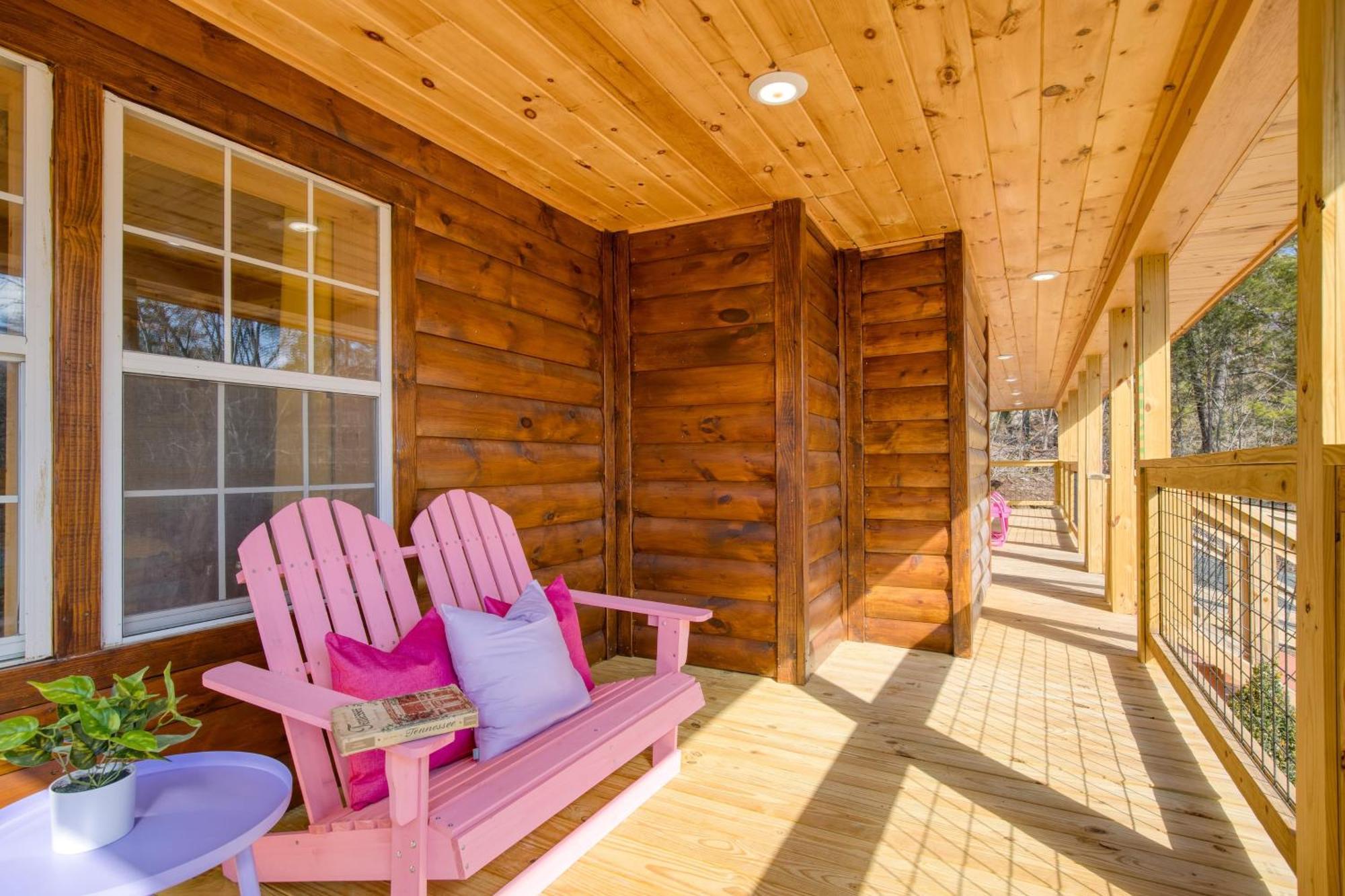 Pink Pines Avantstay Luxury Aesthetic Dream Home Indoor Pool Hot Tub Pigeon Forge Exterior foto